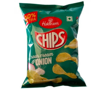 HALDIRAM CHIPS SOUR CREAM & ONION